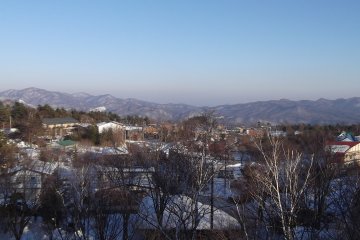 <p>A view of the scenery from Baelz Memorial Hall</p>