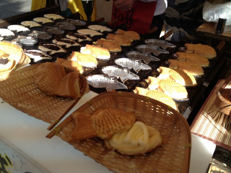 <p>Taiyaki fishes.</p>
