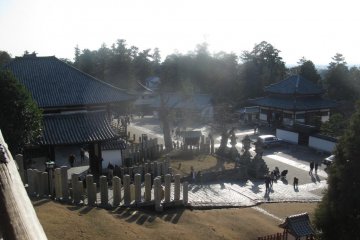 The spectacular view from Nigatsu-do