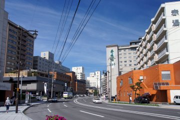 <p>Yunokawa Onsen is easily reached from downtown Hakodate by streetcar</p>
