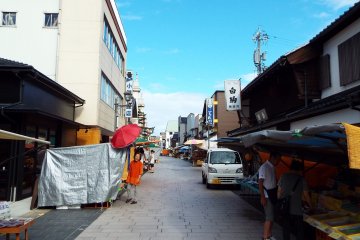 <p>Wajima Morning Market before opening&nbsp;</p>
