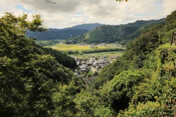 Arrivée au belvédère.