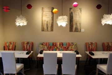 <p>The decor comes together beautifully.</p>
