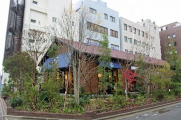 <p>Cafe La Pause of the Woods.</p>
