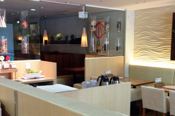 The interior decoration reflects the food: calm, soothing, and well thought out.