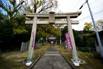 The approach to Yakuri Temple