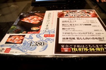 <p>Various seafood dishes are waiting for you</p>
