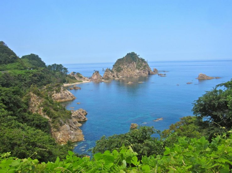 Natane Island and it's pebble beach. There's a small campground here too. You might be lucky to have it all to yourself