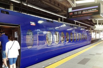The Nankai Rapit airport express is the quickest way from Namba to Kansai Airport.
