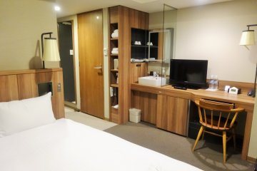 <p>The rooms are spacious enough to accommodate 1-2 travelers</p>
