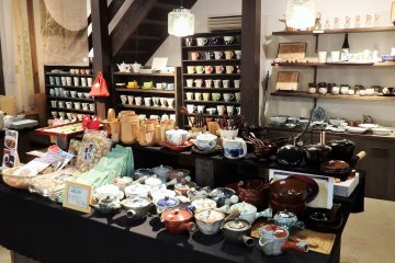 <p>The shop has a variety of lovely items to choose from.</p>
