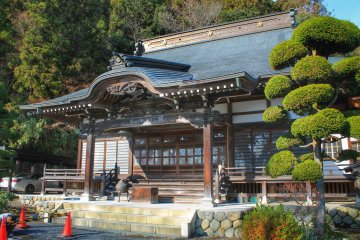 Le bâtiment principal de Baigan-ji
