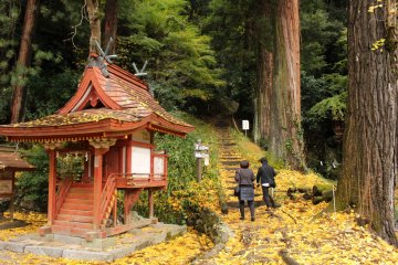 <p>The stairs to Mt. Goharetsu</p>

