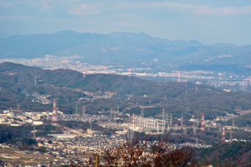 <p>Looking north east into southern Kyoto</p>
