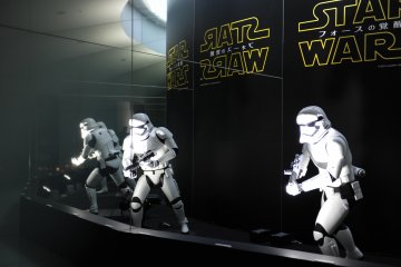 <p>Life size stormtrooper exhibit</p>
