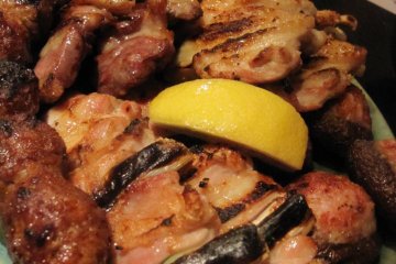 Assorted yakitori