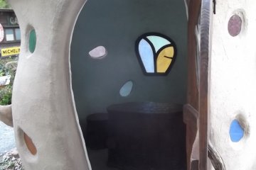 <p>A look inside the private mushroom house</p>
