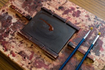 Ready to get started with the lacquer paint
