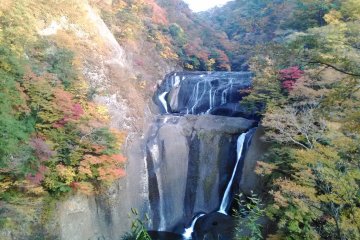 Musim Gugur di Air Terjun Fukuroda, Ibaraki