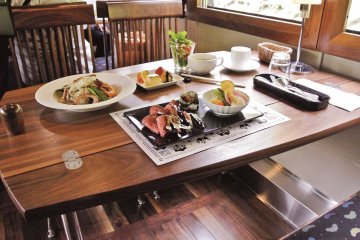The lunch trains require a reservation, while the morning train from Fukuchiyama can be accessed for free with the Kyoto Sea Pass
