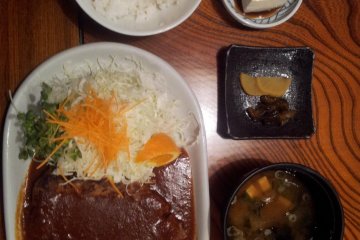 The extra large hamburger meal
