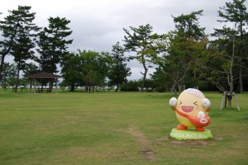 <p>Wakatama-kun has fun in Yuttari Park</p>
