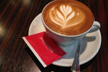 <p>Just by looking at the surface of this coffee made me feel better already.</p>
