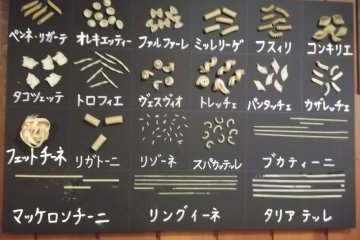 pasta, pasta, dan pasta