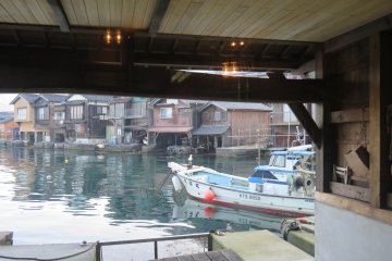 Cast a line from your own boathouse at Ine