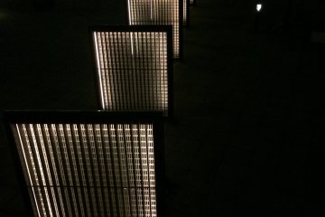 Beautiful illuminations along the bay.