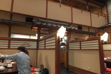 Inside the restaurant