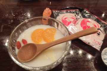 Annin Tofu for desert