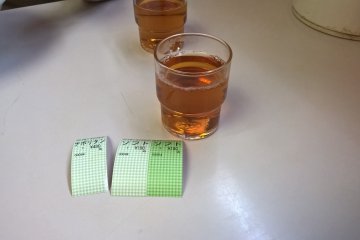 Du thé dans un verre