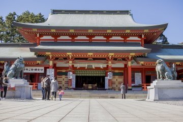 Gosha Shrine's main worship hall