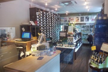 Wine galore next door.