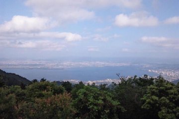 Lake Biwa from Garden Museum