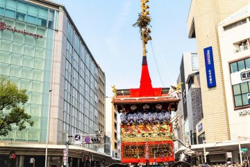 The Gion Matsuri and Takashimaya are both cultural treasures of Kyoto