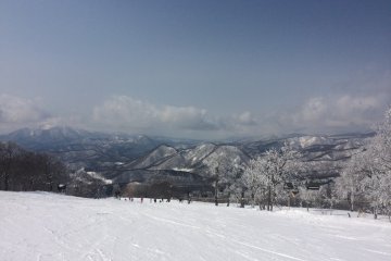 The view from the ski slopes on a gorgeous day!