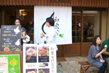 Traditional sweets and ice cream