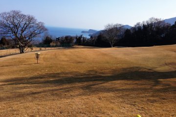There are holes for a 9 hole course of golf, or chain-baskets for disc golf