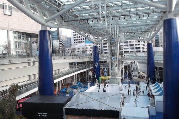 Skating rink inside Oasis 21