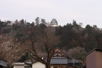 Le château vu depuis la ville