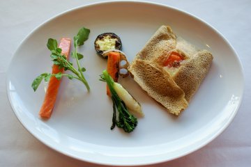 A local Nasu egg features in a breakfast at Meli' Meli'Anges.