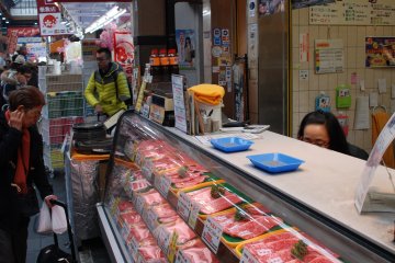 Une sélection de viande chez le boucher