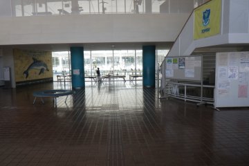 Tidak boleh mengambil gambar di dalam area kolam renang. Foto ini menunjukan area lobby utama.