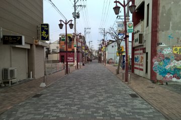 A quaint little street near the station