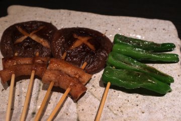 Grilled vegetables, mushrooms highly recommended!