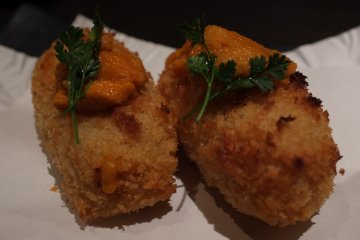 Sea Urchin cream croquette