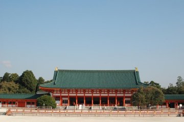 Heian Period Architecture in all its glory set in nature's sanctuary