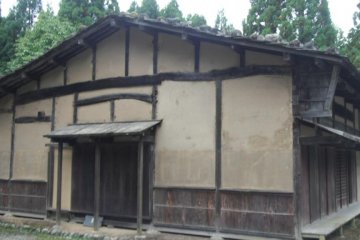 <p>One of the traditional buildings where pilgrims once stayed on their way to Oyama. This is where we dressed and prepared for the ceremony. The building is about 300m south of Ubado, so in actuality is beyond he limit of women during the Edo Period.</p>
